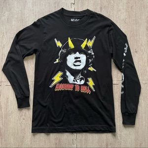 AC/DC Highway to Hell Shirt NWOT Men’s Medium Black Long Sleeve Graphic T-Shirt